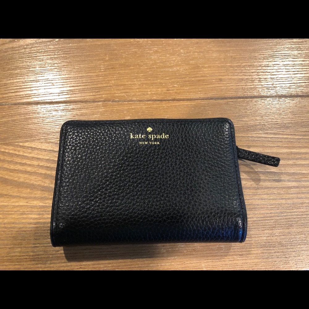 Beautiful Kate Spade Soft Black Leather Wallet